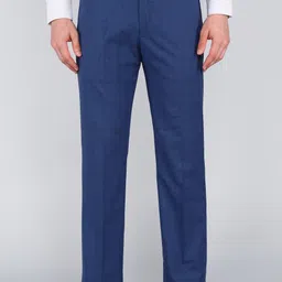 park avenue Men 2 btn-notch-straight flap-flat frnt-REG Checkered Suit image 5