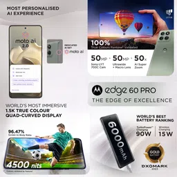 MOTOROLA Edge 60 Pro (Pantone Shadow, 256 GB) image 4