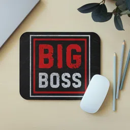 makekart Custom Printed "BIG BOSS" Mouse Mat - Stand Out on Your Desk Non Slip Base Mousepad-picture-13