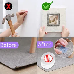 santraa Double Sided, Water Proof, Easy to remove Medium Dispenser Double Sided IVY Grip Tape- 1 (Manual) image 2