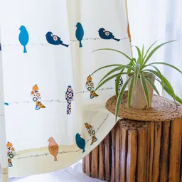 urban space 213 cm (7 ft) Cotton Room Darkening Door Curtain (Pack Of 2)-picture-31