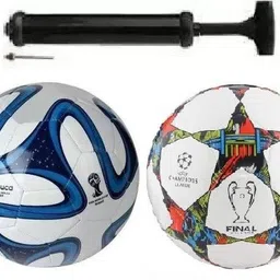mrs Combo Brazuca And Star Champions Football With Air Pump Size: 5 (Pack of 3) Football - Size: 5-picture-12
