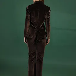 lure urban Women Western Co-ord Set Embroidered Suit image 2