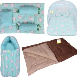 kwitchy New Born Baby Care Essential Bedding Set Combo Cotton Infants Mosquito Net-picture-13