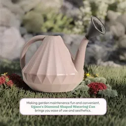 ugaoo Ripples Watering Grey Can for Plants - 5 Litre 5 L Water Cane image 3