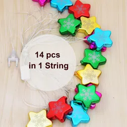 homesake 14 LEDs 4.5 m Multicolor Flickering Star Rice Lights image 3