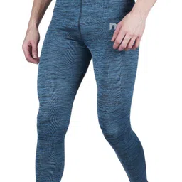 never lose Self Design Men Light Blue Tights-picture-14