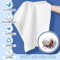 ofli Compressed Bath Towel Tablets Pure Cotton Portable image 5