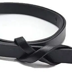 Women Black Artificial Leather Belt-image-12