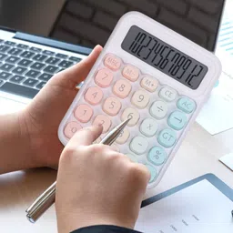 vinskep 2000 Basic Colorful Candy Calculator With Large LCD Display For Office, Home, School Basic Calculator image 5