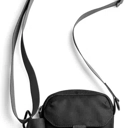 dailyobjects Black Women Sling Bag Space Black Cobble Phone Sling-picture-50