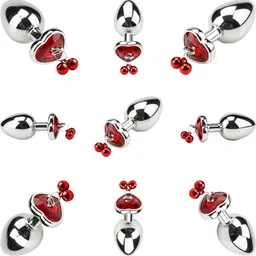 ROYALTOYZVIBE Men and women use the metallic silver plug vibrator for guaranteed pleasure Male and female can use massager vibrator to enjoy private relaxation time (1pc) Massager image 3