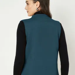 brinns Solid Women Waistcoat image 2