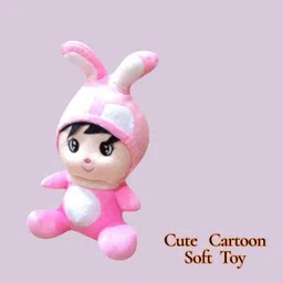 luipui Rabbit Cute Cartoon Soft Toy | Fluffy Soft Rabbit Plush for Kids - 32 cm image 3