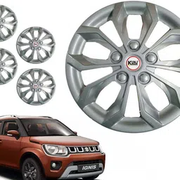 kunj autotech 15 Inch Wheel Cover Cap for Ignis Silver Wheel Cover For Maruti Ignis 1.3 Zeta-picture-13