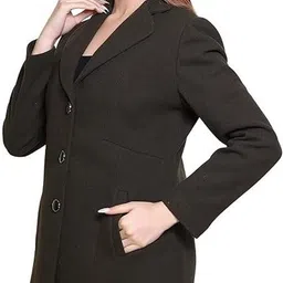 comfy sparrow WOOL BLEND Coat For Women image 4