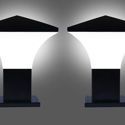 kinis KIN - PHANTOM Modern Shape Gate Light/Outdoor Light/Pillar Light for Outdoor Home, PACK OF 2 Gate Light Outdoor Lamp-picture-11