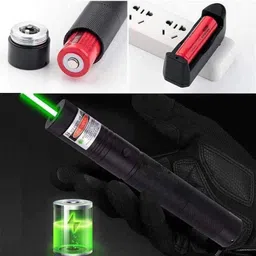 XORTIC Green Laser Pointer Pen Beam with Stylish Disco Light 5 Mile + Battery image 3
