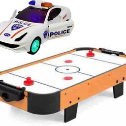 Mini Arcade Air Hockey Table- Battery-Operated, + [Free Police Car] Air Hockey Table-image-22