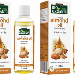 indus valley BIO Organic Cold Pressed Sweet Almond Oil- Twin Pack Hair Oil-picture-13