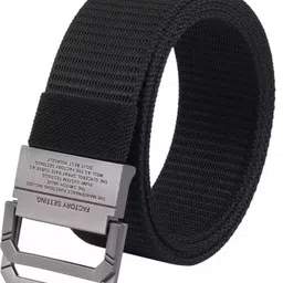 zhanshi Men Casual, Evening, Party Black Nylon Belt-picture-15
