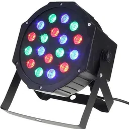 wbd RGB 18 LED PAR Light for DJ Stage Wedding Sound Activated Remote & DMX Control Single Disco Ball-picture-28