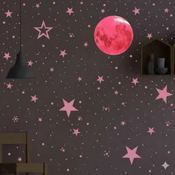 20 cm galaxy night glowing Star Glow in the Dark Sticker-image-87