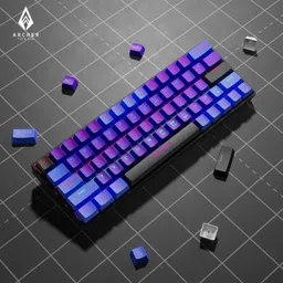 Archer Tech Lab Astra M400 Mechanical Keyboard, 17 RGB Modes, 63 Keys Clicky Blue Switches Wired USB Standard Gaming Keyboard Compatible with Desktop, Laptop, Mac image 5