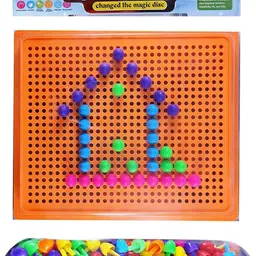 Mushroom Nails Building Blocks Toy Puzzle with Board for Kids Board Game Accessories-image-21