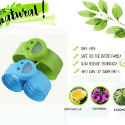 leevme Slap Mosquito Repellent Wrist Bands with Resealable Pack for 60 Days Use_ Indoor and Outdoor Protection, Natural Insect Repellent image 4