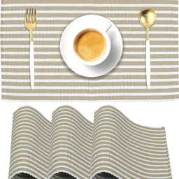 hokipo Rectangular Pack of 4 Table Placemat-picture-14