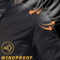 black hunter Men Solid Casual Jacket image 3