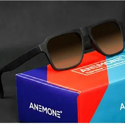 anemone UV Protection Retro Square Sunglasses (52) image 3