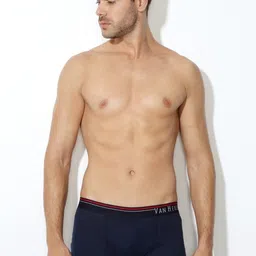 van heusen Pack of 2 Antibacterial And Colour Fresh Solid Men Trunk image 2