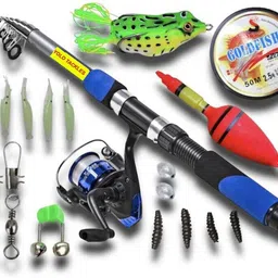 ipl Angler's Master Kit: 7ft (210cm) Rod & Reel Combo Combo with Complete Tackle Arsenal! Multicolor Fishing Rod-picture-13