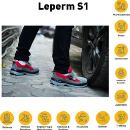 mallcom Steel Toe Suede Safety Shoe image 5