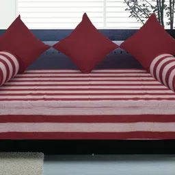 sbn newlifestyle Cotton Striped Diwan Set-picture-37