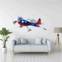 skyolla 59 cm Airplane Wall Sticker – Self Adhesive Vinyl Décor for Kids’ Room,Nursery Room Self Adhesive Sticker image 4