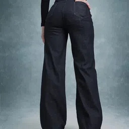 roadster Women Tapered Fit Mid Rise Blue Jeans image 3