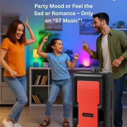 SOUTHTECH ST-02NMR Portable Bluetooth Speaker Home, Parties & Travel , 40 W Bluetooth Party Speaker image 5