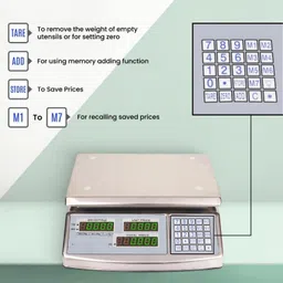 Neo Super Price Computing Weighing Scale Table Top Weighing Scale For Shop Weighing Scale image 3