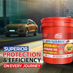 auto pickup Premium_Quality 20L Dynamic+ 20W40 API SF/CD Heavy-Duty Multi-Grade Engine Oil image 4