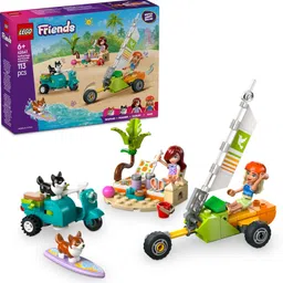 lego Friends Surfing Dogs and Scooter Adventure Building Toy 42641 (113 Blocks) image 1