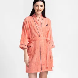 nautica Blue 100% Cotton XL Solid King Size Bedsheet With 2 Pillow Covers image 1