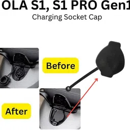 mk trading Charging Socket Cap + Push Lock pin OLA S1, S1 PRO GEN1, GEN2 Combo image 3