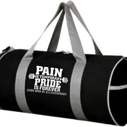 k.s enterprises 20 L Gym Duffel Bag - premium quality sports bag with separate shoe compartment water resistant - Black-picture-16