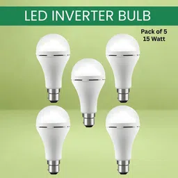 sacro 15W Rechargeable Emergency Inverter LED Bulb, Upto 4 Hours Battery For HomeBA144 4 hrs Bulb Emergency Light-picture-25