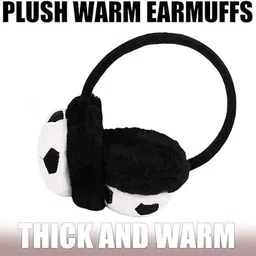 lepax enterprise Lepax Winter black football earmuff Ear Muff image 4