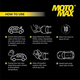 motomax Paste Car Polish for Metal Parts image 4