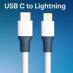 ULTRADART USB Type C Cable 3 A 1 m USB-C to Lightning Cable | 30W Fast Charging | Heavy Duty | Dual Chip Protection | Compatible with iPhone/iPad/iPod image 4